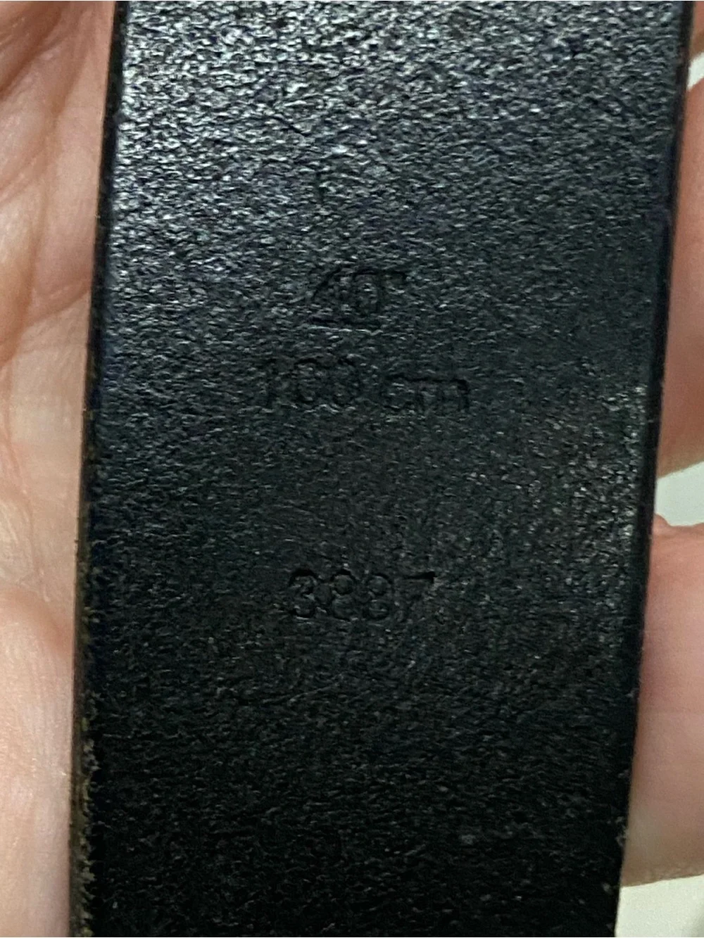Coach Black Leather Belt Brushed Silver Plaque Buckle Unisex 40” Made In Italy
